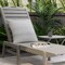 Blue Stain Resistant Performance Pet Friendly Stripe Print Upholstery Fabric by The Yard - SKU: Reynolds Haze